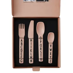 Design Letters kinderbestek melamine, Nude