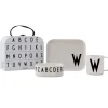 Design Letters kinderservies set, W