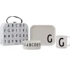 Design Letters kinderservies set, G