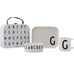Design Letters kinderservies set, G