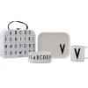 Design Letters kinderservies set, V