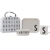 Design Letters kinderservies set, S