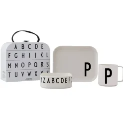 Design Letters kinderservies set, P