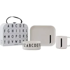 Design Letters kinderservies set, J