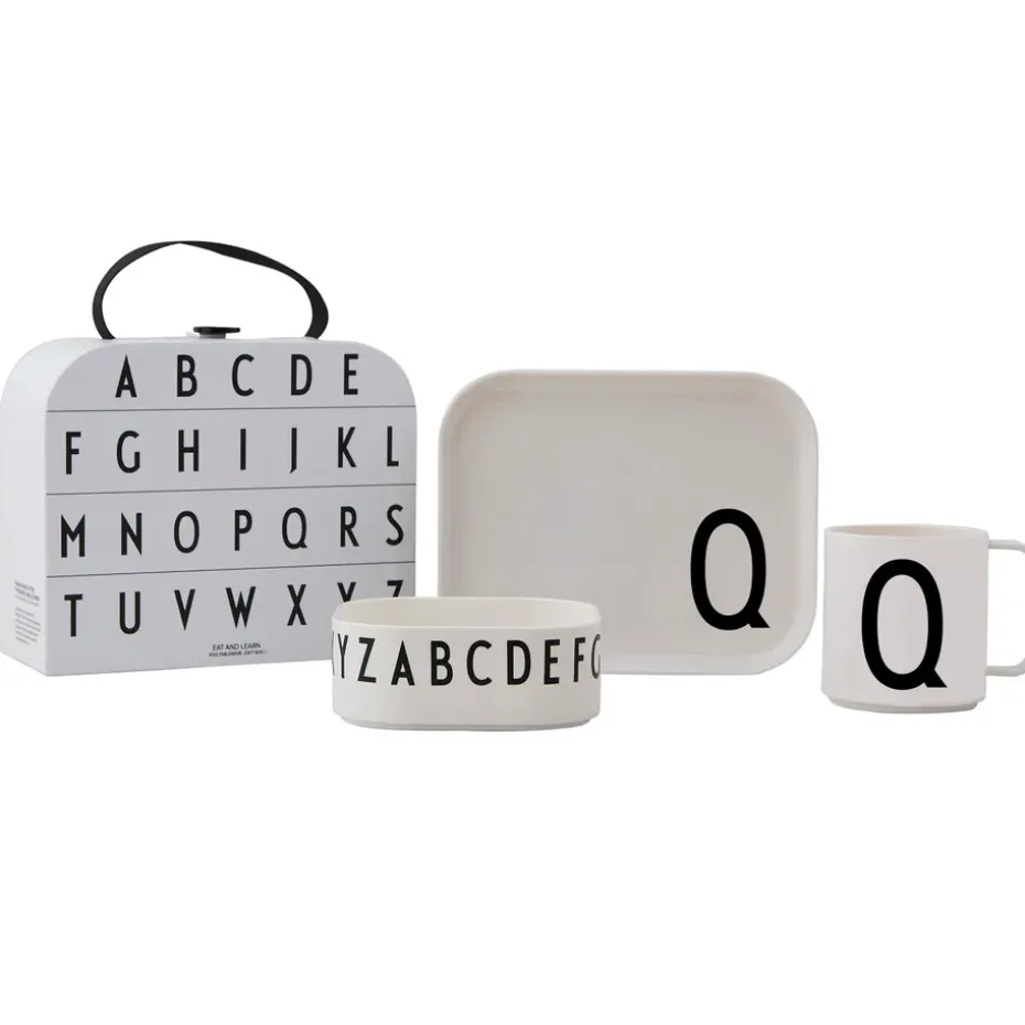 Design Letters kinderservies set, Q
