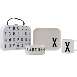 Design Letters kinderservies set, X