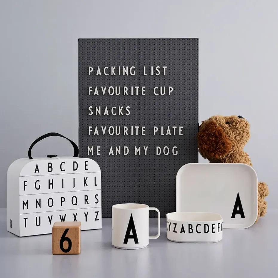 Design Letters kinderservies set, X