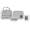 Design Letters kinderservies set, H