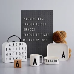 Design Letters kinderservies set, H