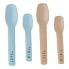 Design Letters lepel favoriet mini 4-delig, Light blue