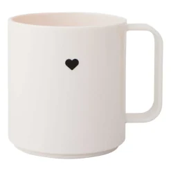 Design Letters Mini Love beker met oor, White