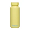 Design Letters thermosfles, Happy-geel