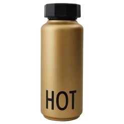 Design Letters thermosfles, Goud