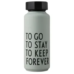 Design Letters thermosfles special edition, Grijsgroen