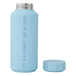 Design Letters thermosfles special edition, Light blue-life