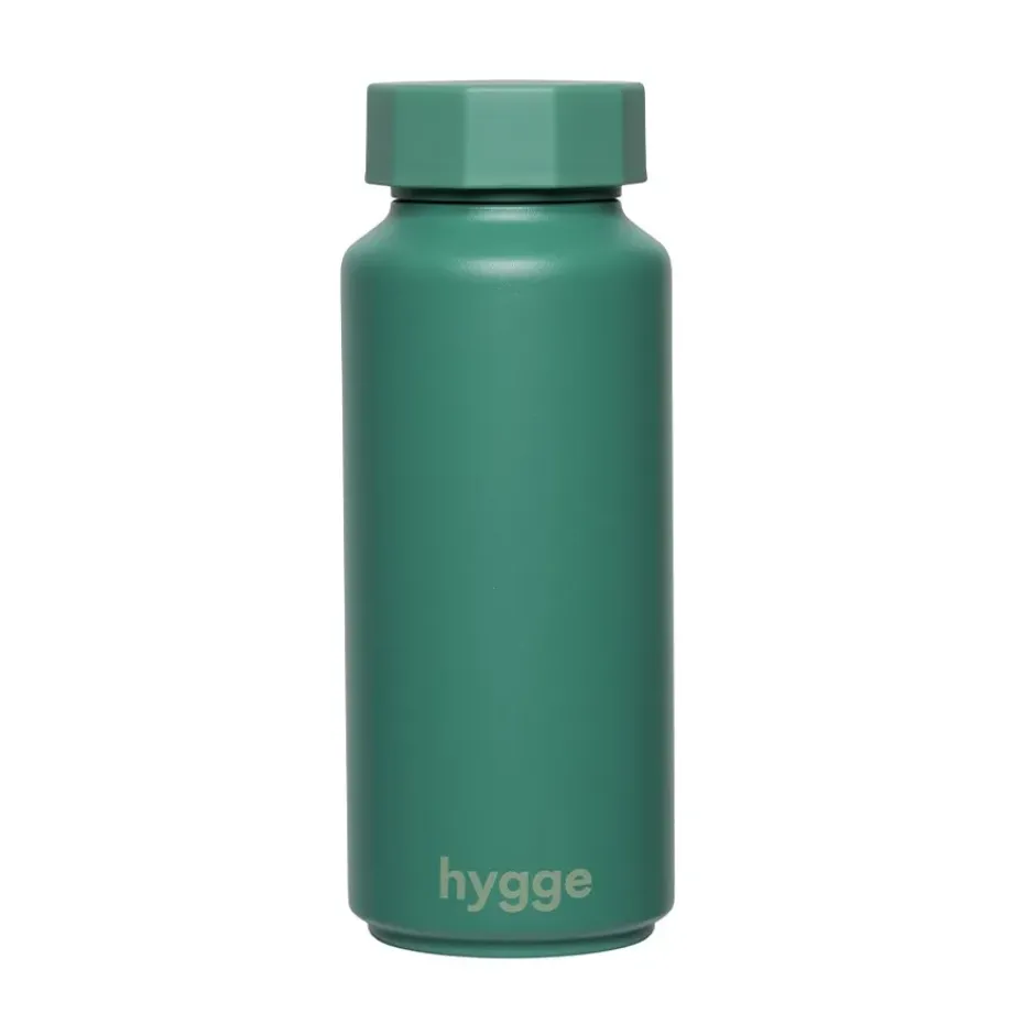 Design Letters thermosfles, Hygge-donkergroen