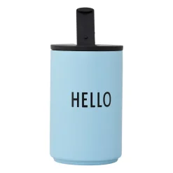 Design Letters thermosmok, Light blue-hello