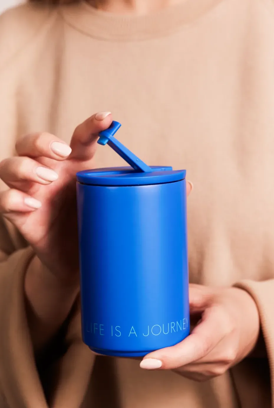 Design Letters thermosmok, Cobalt blue