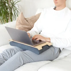 Dienbladkussen mini, Essenhout-grijs