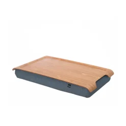 Dienbladkussen mini, Wilgenhout-zout & peper grijs