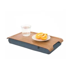 Dienbladkussen mini, Wilgenhout-zout & peper grijs