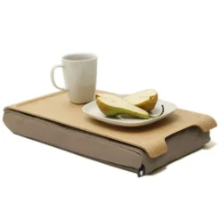 Dienbladkussen mini, zand-wilgenhout