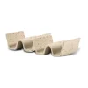Ditte tacohouder 2-pack, Beige-wijnrood