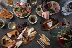 Ditte tacohouder 2-pack, Beige-wijnrood