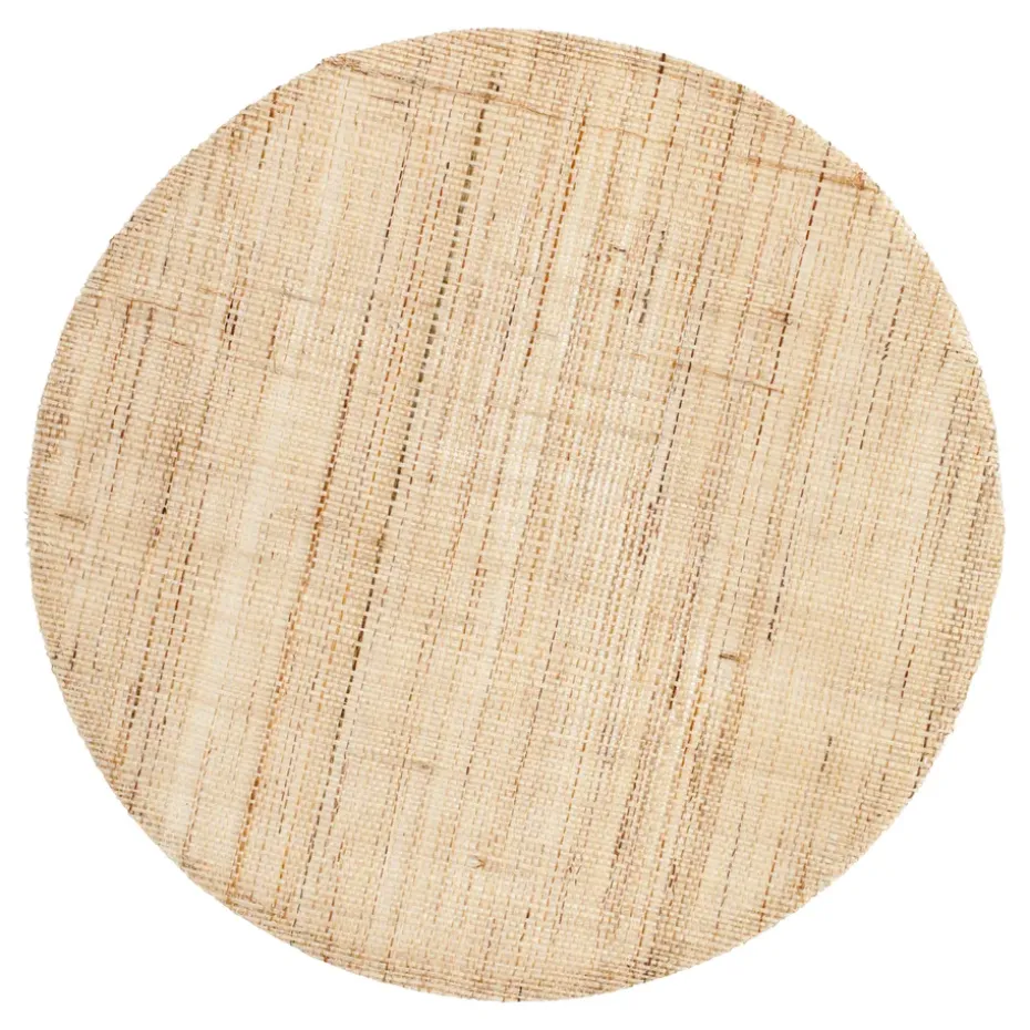 Dixie linnen placemat rond, Natural
