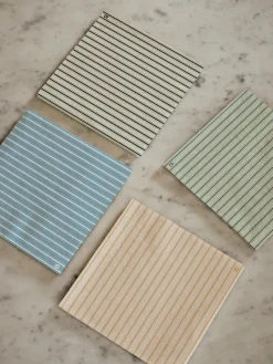 Dolly papieren servetten 33x33 cm 20-pack, Licht blauw-wit