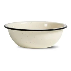 Doris emaille kom Ø16 cm, Beige