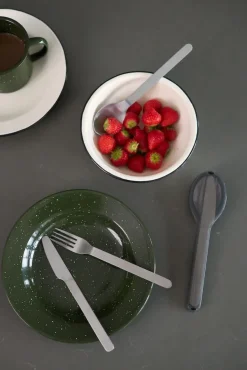 Doris emaille kom Ø16 cm, Beige