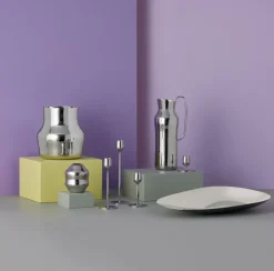 Dorotea schotel 42 cm, Glanzend staal