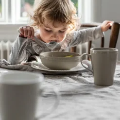 Dots ontbijtkom 60 cl 4 stuks, Beige