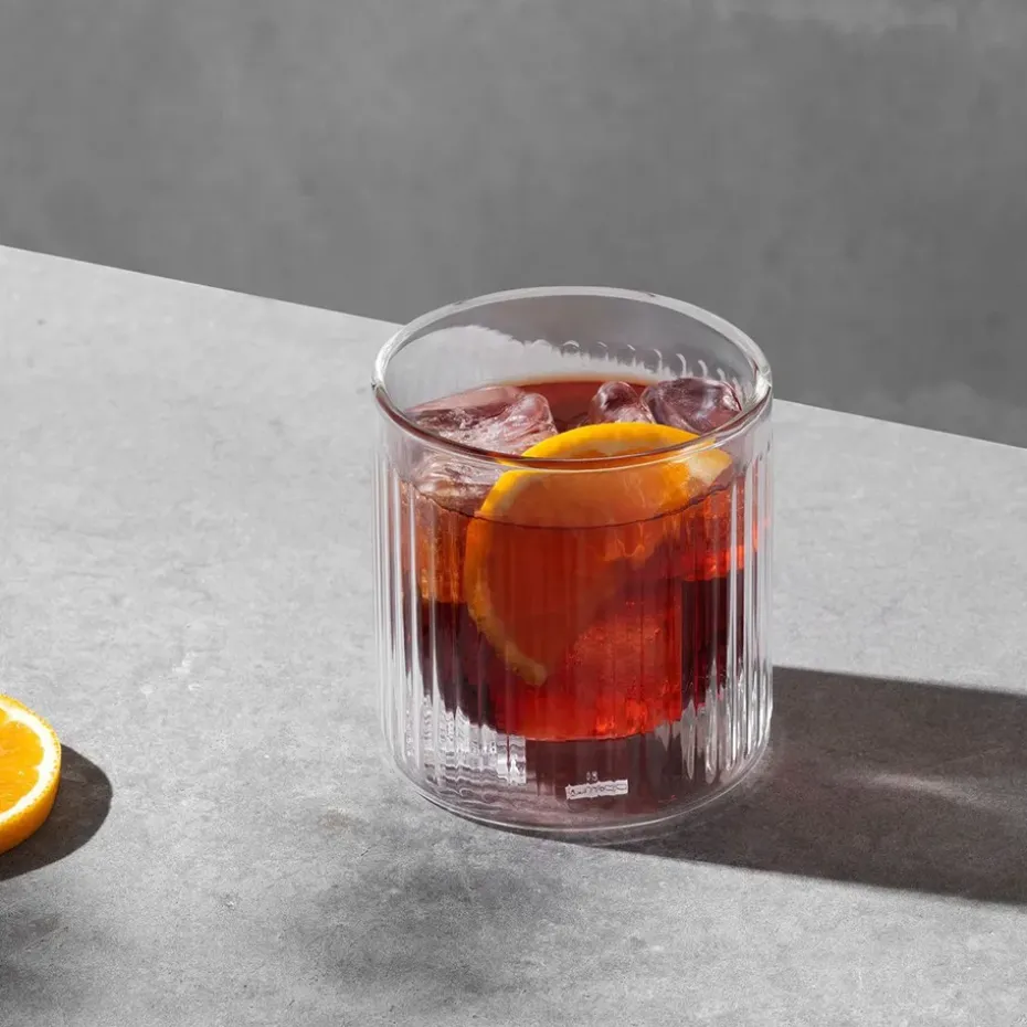 Douro Bar dubbelwandig whiskey glas 30 cl 2-pack, Helder