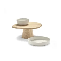 Dune 03 taartbord 23,5x29 cm, Ash