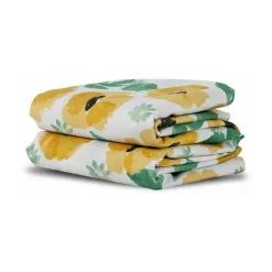 Eden wasdoek 150x250 cm, Gemengd geel
