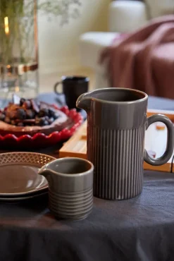 Edith ronde tafelkleed Ø180 cm, Grijs