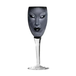 Electra wijnglas, zwart