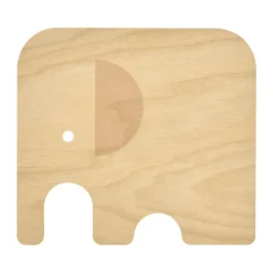 Elephant glasonderzetter 11x10 cm, Yellow