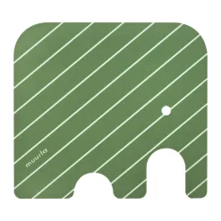 Elephant glasonderzetter 11x10 cm, Green