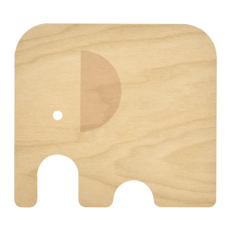 Elephant glasonderzetter 11x10 cm, Pink