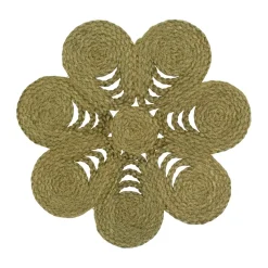 Elin placemat anemone Ø40 cm, Avocado