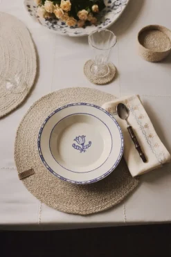 Ella glasonderzetters Ø10,5 cm 6-pack, Beige