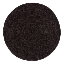 Ella placemat Ø38 cm, Bruin-zwart