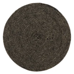 Ella placemat Ø38 cm, zwart