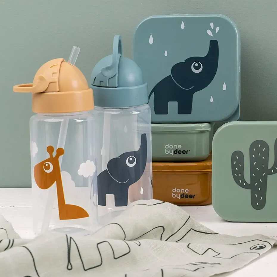 Elphee fles met rietje, Blue