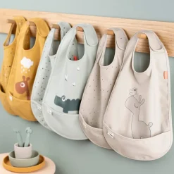 Elphee slabbetje met klittenband 2-pack, Blue