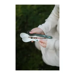 Elsa Beskow Tomtebobarnen lepel 2-pack, Groen-wit