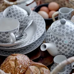 Elsa pastabord Ø28 cm, Grijs